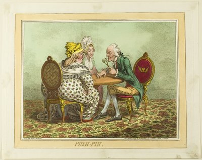 Push-Pin von James Gillray