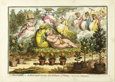 Die Orangerie von James Gillray