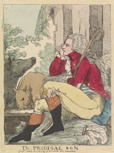 Der verlorene Sohn von James Gillray