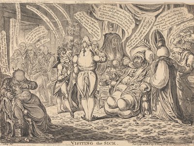 Krankenbesuch von James Gillray