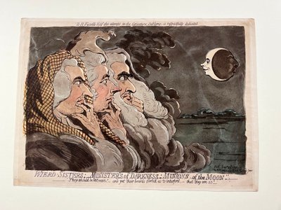 Seltsame Schwestern; Minister der Dunkelheit; Diener des Mondes von James Gillray
