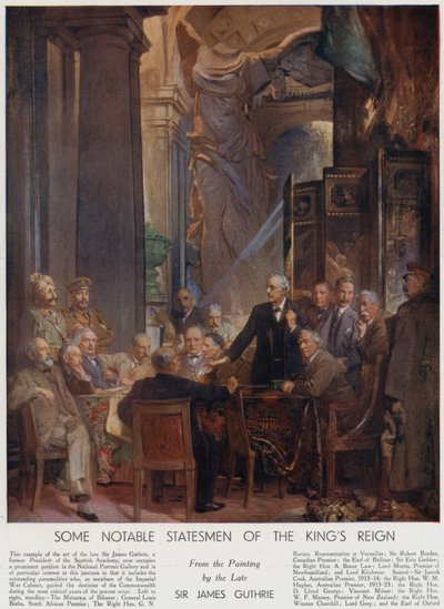 Einige bemerkenswerte Staatsmänner der Regierungszeit von König George V von James Guthrie