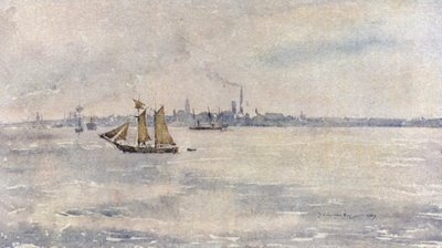 Birkenhead vom Fluss von James Hamilton Hay