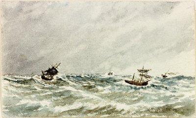 Sturm auf See vor der Tyne von James Henry Cleet