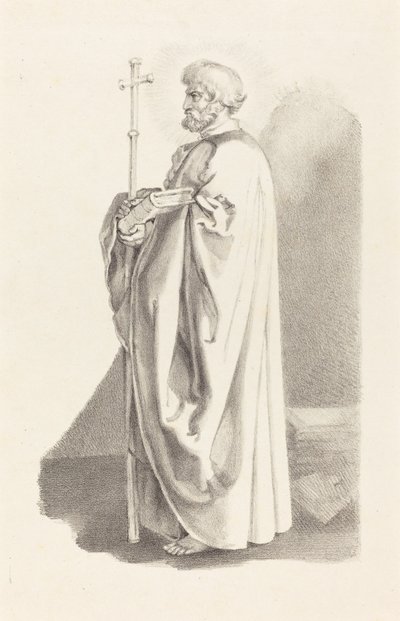 Ein Apostel, von Albrecht Dürer von James Henry Lynch after John Flaxman