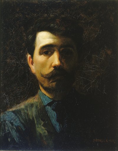 Selbstporträt von James Henry Moser