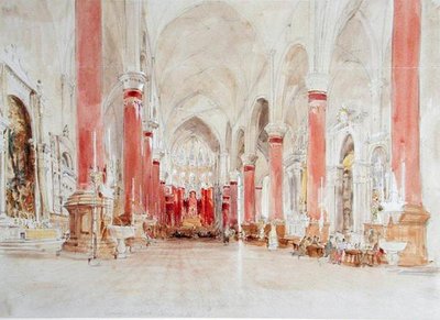 Innenansicht der Kirche San Giovanni e Paolo, Venedig von James Holland