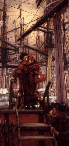 Die Auswanderer oder Eine helfende Hand von James Jacques Joseph Tissot