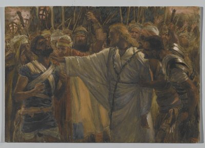 Die Heilung des Malchus, Illustration aus Das Leben unseres Herrn Jesus Christus, 1886-94 von James Jacques Joseph Tissot