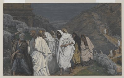 Die Protestationen des heiligen Petrus, Illustration aus Das Leben unseres Herrn Jesus Christus, 1886-94 von James Jacques Joseph Tissot