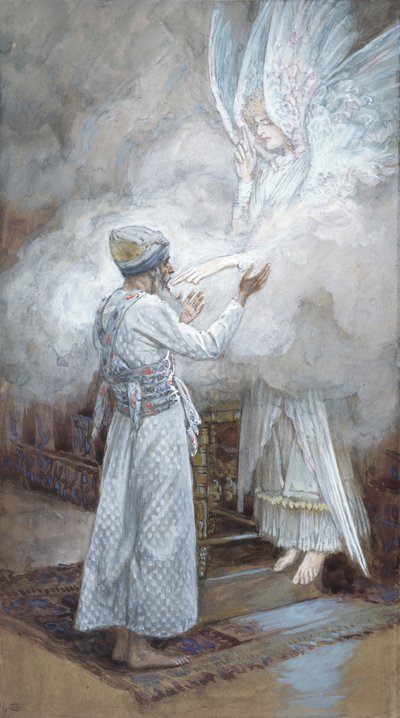 Die Vision des Zacharias, Illustration für Das Leben Christi, ca. 1886-94 von James Jacques Joseph Tissot