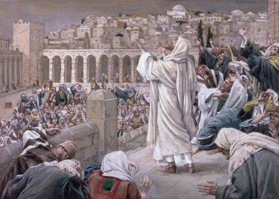 Die Stimme vom Himmel, Illustration für Das Leben Christi, ca. 1886-96 von James Jacques Joseph Tissot