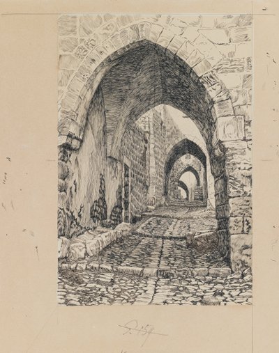 Via Dolorosa, Jerusalem, Illustration aus Das Leben unseres Herrn Jesus Christus von James Jacques Joseph Tissot
