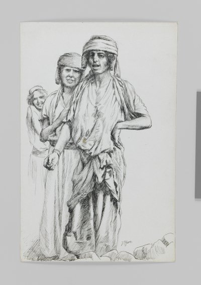 Frauen von Geba, Samaria, Illustration aus Das Leben unseres Herrn Jesus Christus von James Jacques Joseph Tissot