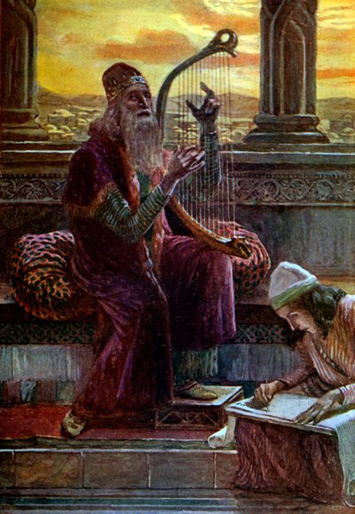 David singt von James Jacques Joseph after Tissot
