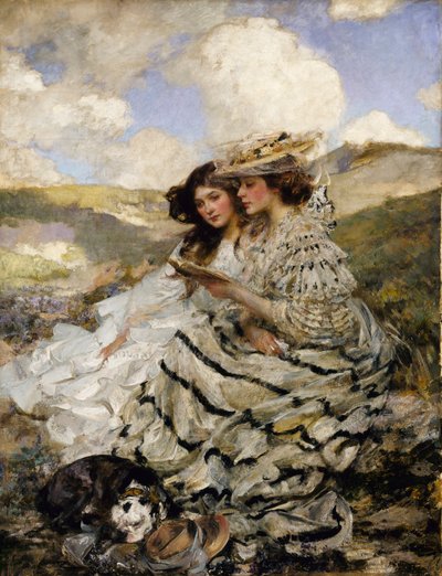 Auf den Dünen (Lady Shannon und Kitty) von James Jebusa Shannon