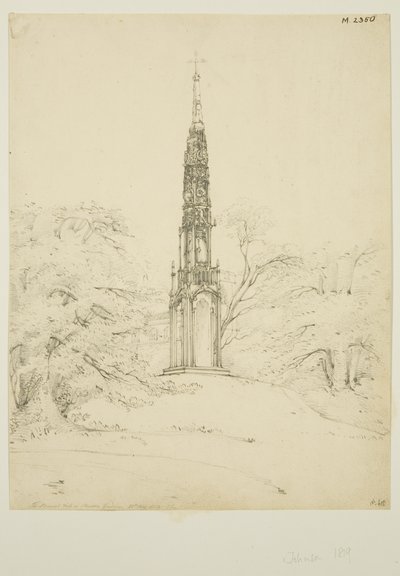 Bristol High Cross in Stourhead Gardens, 25. Mai 1819 von James Johnson