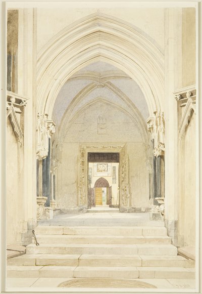 Nordportal von St. Mary Redcliffe, Blick nach Süden von James Johnson