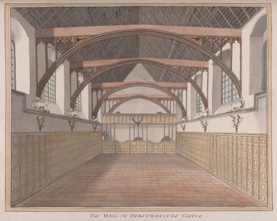 Herstmonceux Castle, East Sussex: Die Halle von James Lambert  of Lewes