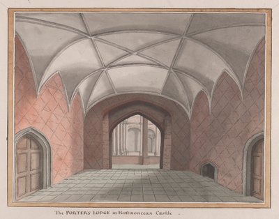 Herstmonceux Castle, East Sussex: Die Pförtnerloge von James Lambert  of Lewes