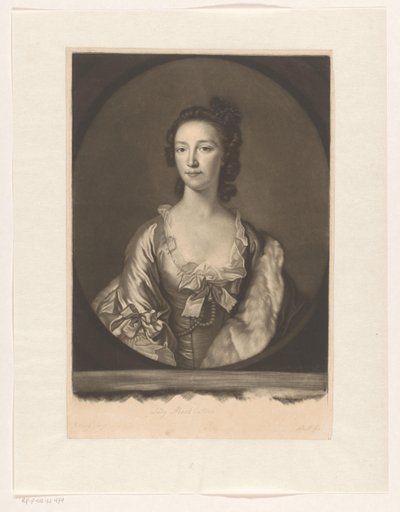 Porträt von Anne Farquharson-MacKintosh von James McArdell