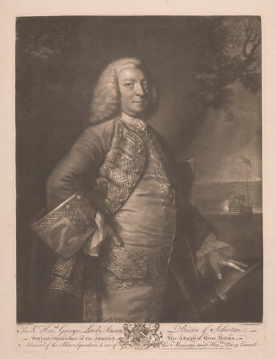 Der Rechte Ehrenwerte George Lord Anson von James McArdell
