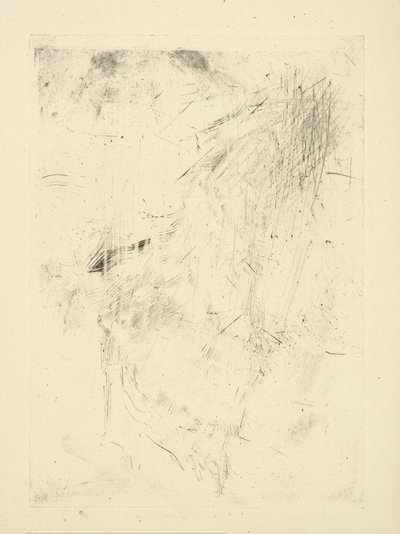 [76] Eindrücke von annullierten Platten von Whistler - [Sitzende Figur?] von James Abbott McNeill Whistler