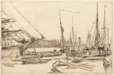 Eine Skizze aus Billingsgate von James McNeill Whistler