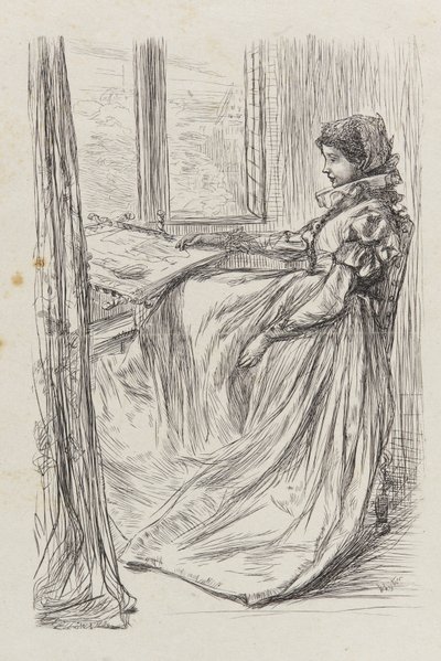Illustration zu "Der Morgen vor dem Massaker an St. Bartholomäus" von James Abbott McNeill Whistler