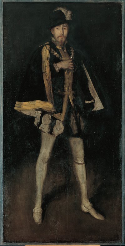 Arrangement in Schwarz, Nr. 3: Sir Henry Irving als Philipp II. von Spanien von James McNeill Whistler