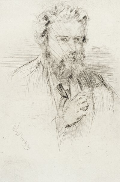 Astruc, ein Literat von James McNeill Whistler