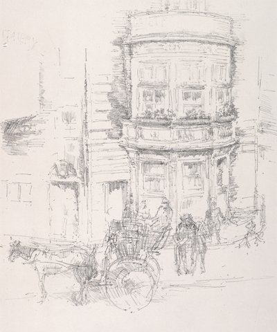 Rückseite des Gaiety Theaters von James McNeill Whistler