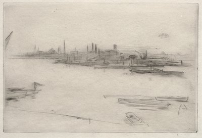 Battersea: Morgendämmerung von James McNeill Whistler