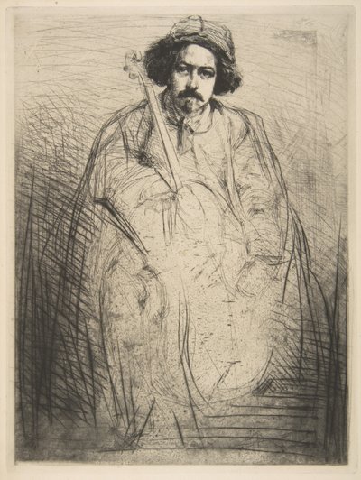 Becquet (J. Becquet, Bildhauer) von James McNeill Whistler