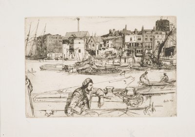 Black Lion Wharf von James McNeill Whistler