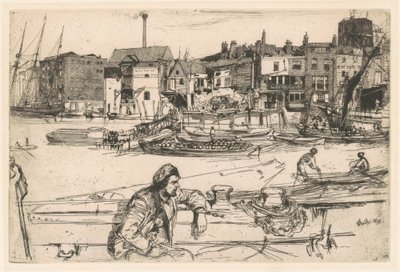 Black Lion Wharf von James McNeill Whistler