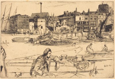 Black Lion Wharf von James McNeill Whistler