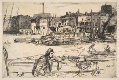 Black Lion Wharf von James McNeill Whistler
