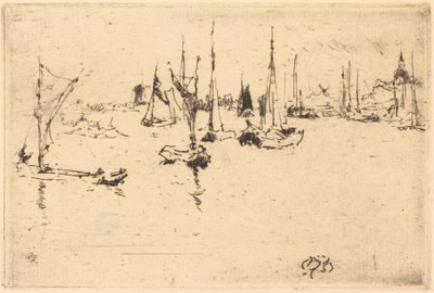 Boote, Dordrecht von James McNeill Whistler