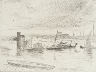 Früher Morgen, Battersea von James McNeill Whistler