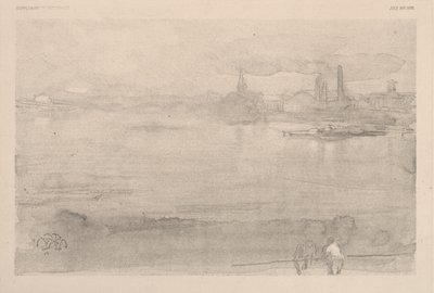 Früher Morgen: Die Themse bei Battersea von James McNeill Whistler