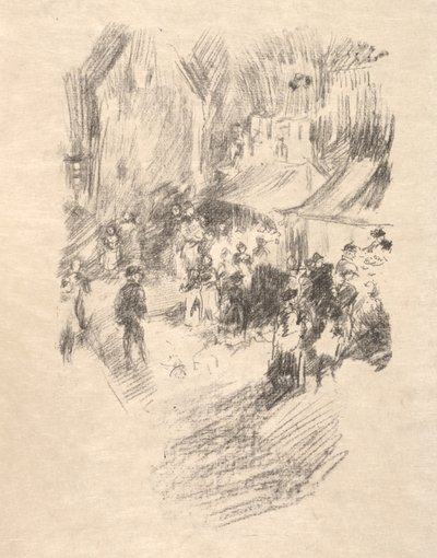 Jahrmarkt, Lyme-Regis von James McNeill Whistler