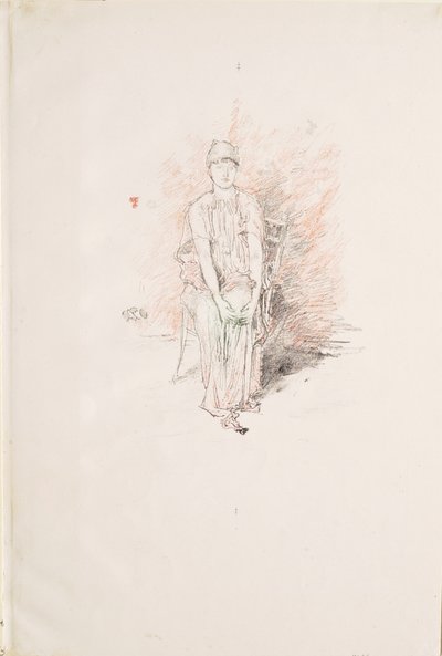 Figurenstudie in Farben von James McNeill Whistler