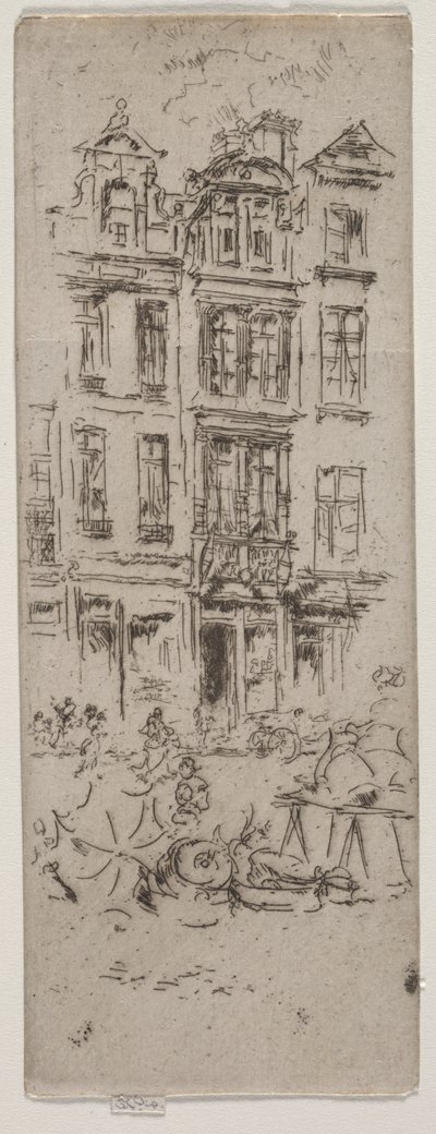 Blumenmarkt, Brüssel von James McNeill Whistler