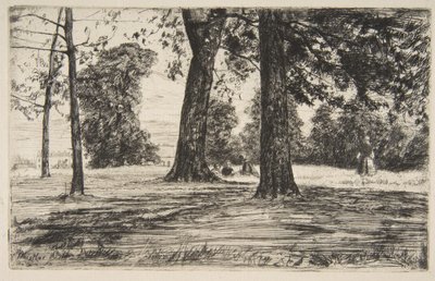 Greenwich Park von James McNeill Whistler