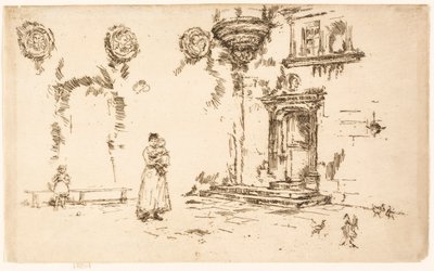 Hôtel Lallemont, Bourges von James McNeill Whistler