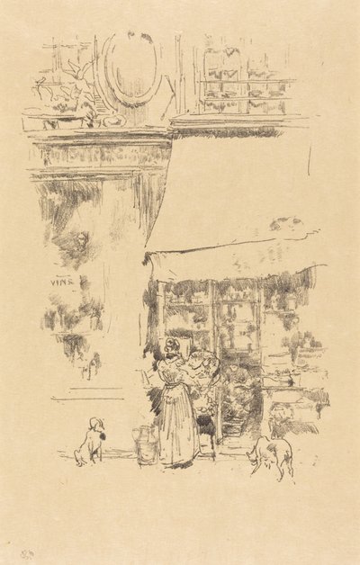 Die Obsthändlerin aus der Rue de Grenelle von James McNeill Whistler