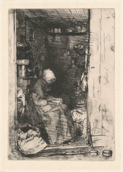 Die Alte in Lumpen von James McNeill Whistler
