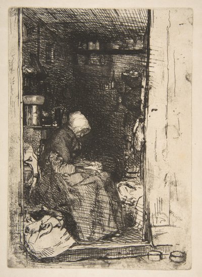 Die alte Lumpensammlerin von James McNeill Whistler