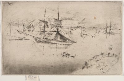 Lagune: Mittag von James McNeill Whistler